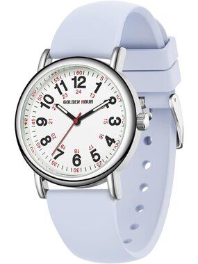 Waterproof Nurse Watch for Medical Professionals & Students - Luminous Easy Read
